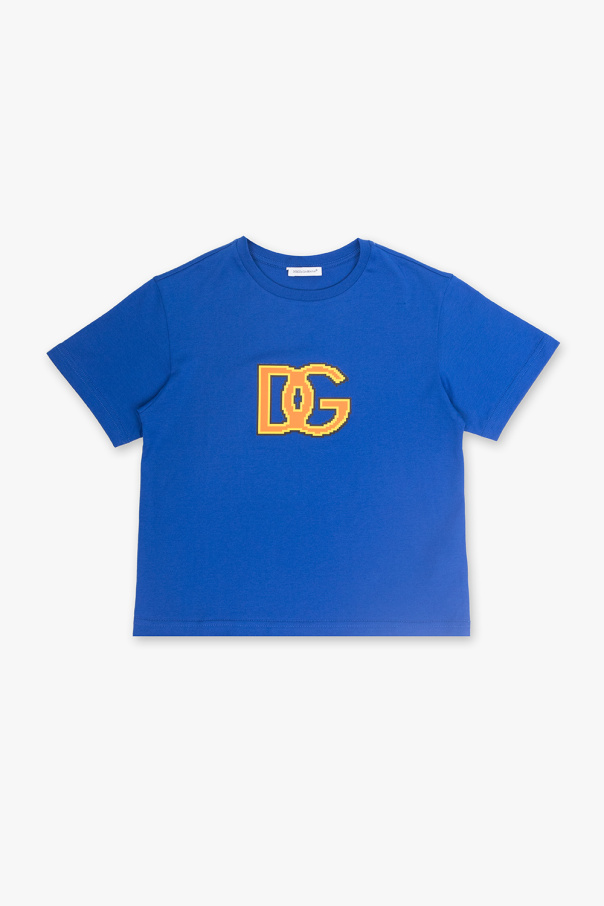 Dolce & Gabbana Boys Crew Neck Top buy Blue Shirt Top - Size 11/12